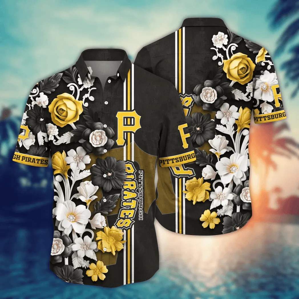 Pittsburgh Pirates MLB Flower Aloha Hawaiian Shirt, Summer Football Shirts VPHWA2451154958