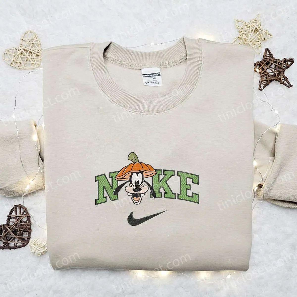 Pluto Pumpkin Hat Halloween x Nike Embroidered Sweatshirt, Walt Disney Characters Embroidered Shirt, Best Halloween Gift Ideas Pluto Pumpkin Hat Halloween x Nike Embroidered Sweatshirt, Walt Disney Characters Embroidered Shirt, Best Halloween Gift Ideas