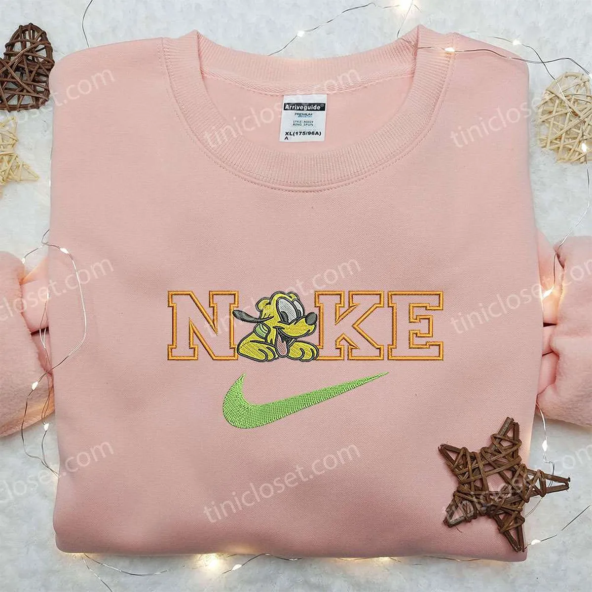 Pluto x Nike Embroidered Sweatshirt, Mickey Mouse Disney Embroidered Shirt, Nike Inspired Embroidered Shirt Pluto x Nike Embroidered Sweatshirt, Mickey Mouse Disney Embroidered Shirt, Nike Inspired Embroidered Shirt