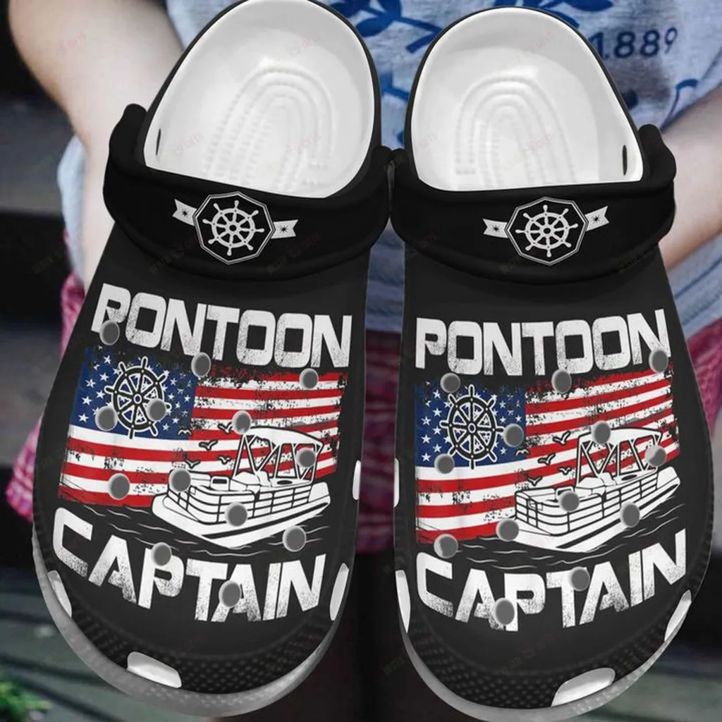 Pontoon Captain Crocs Classic Clogs