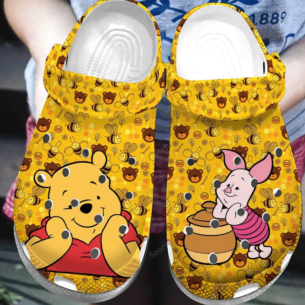 Pooh And Piglet Couple Clog