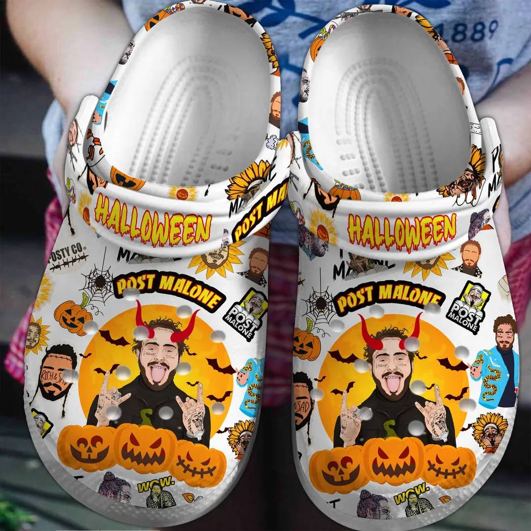 Post Malone Music Crocs Clogs