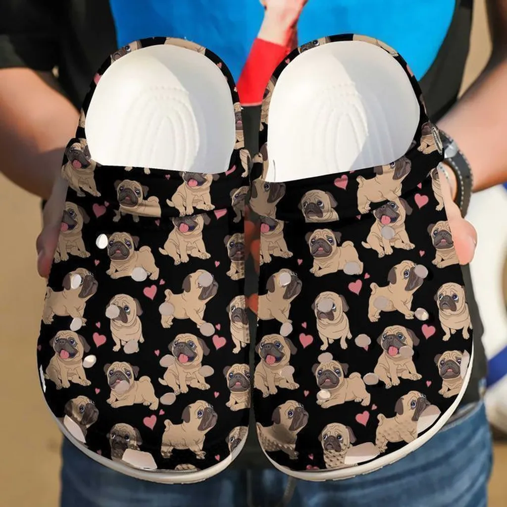 Pug Colorful Crocs Clog