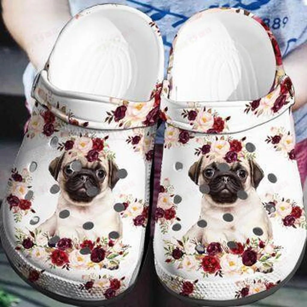 Pug Crocs Classic Clogs