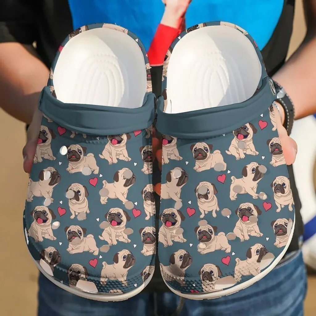 Pug Lovely Baby Crocs Clog