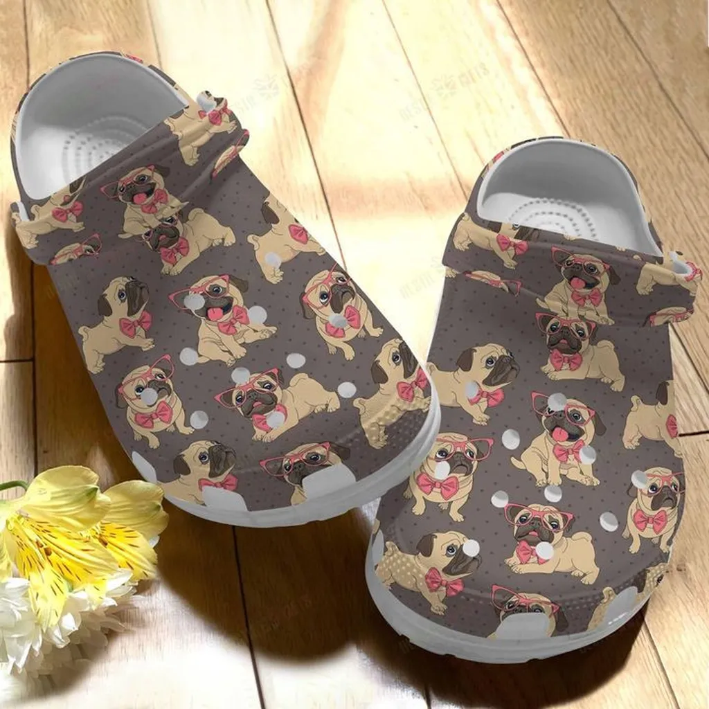 Pug Lovely Pugs Crocs Classic Clogs