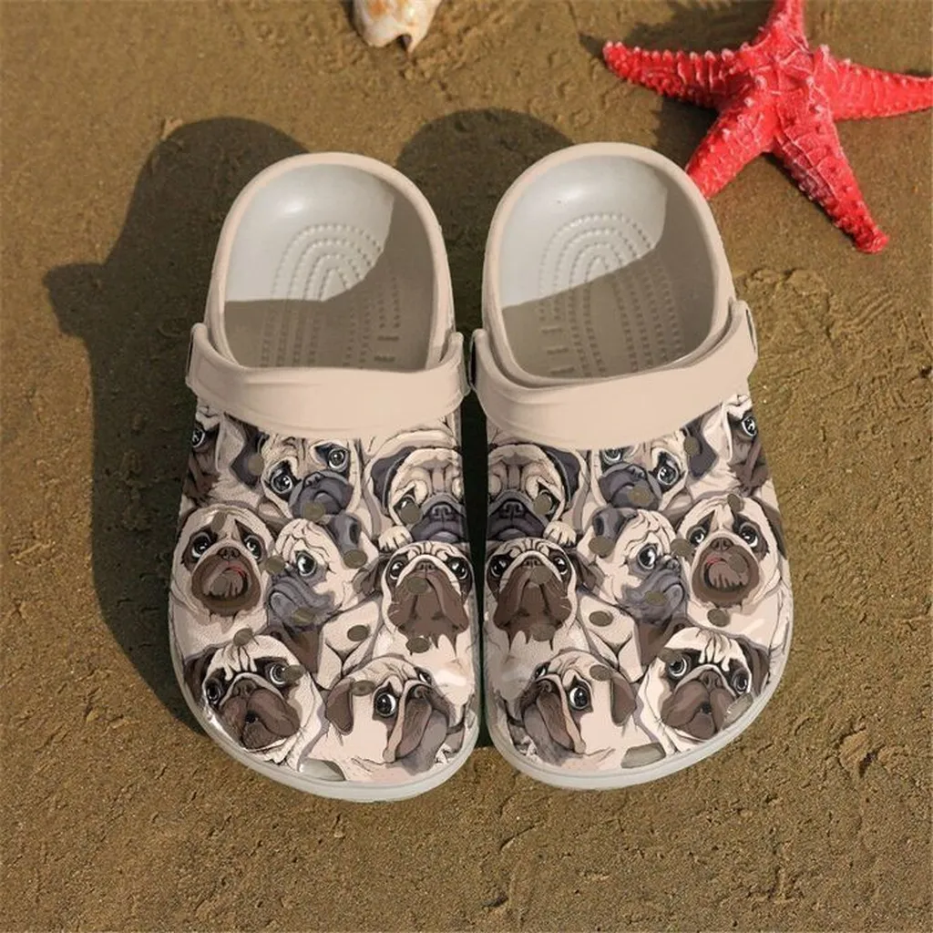 Pug Lovely Pugs Crocs Clog