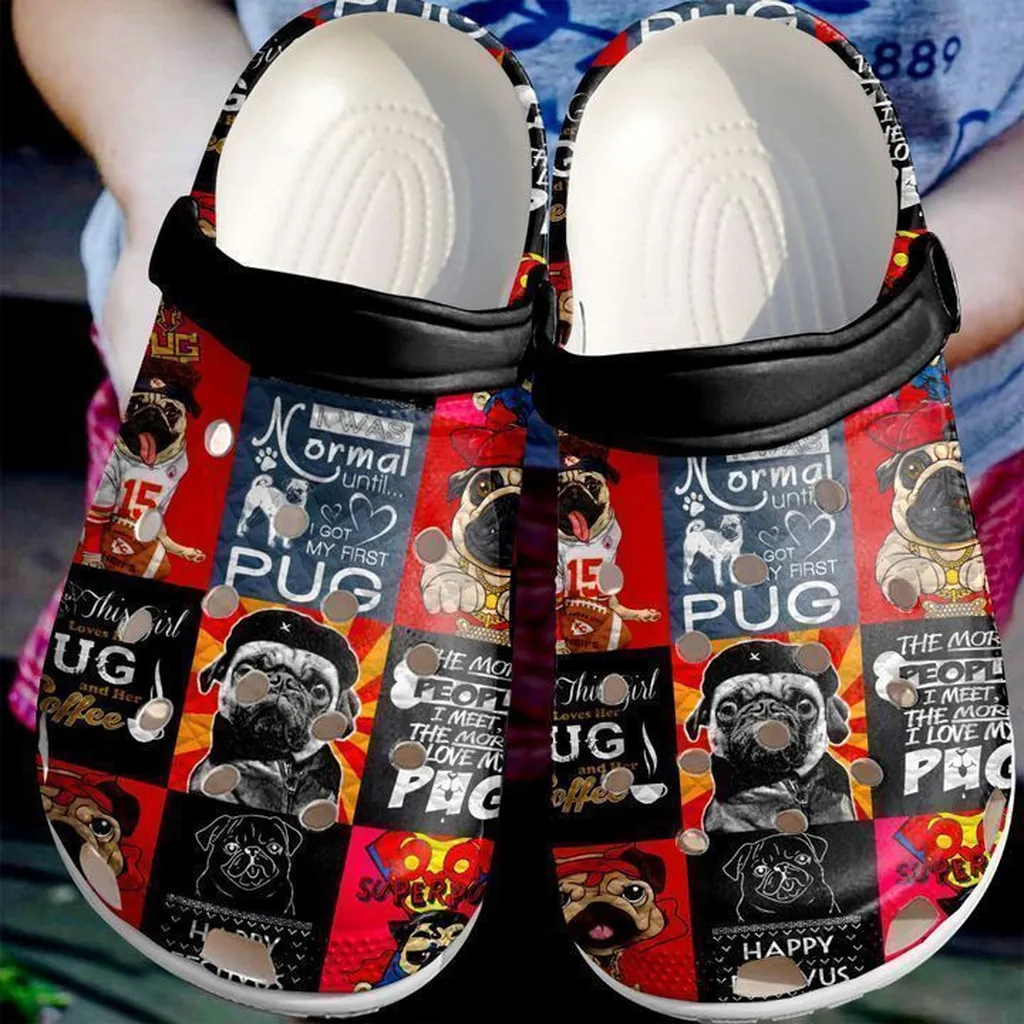 Pug Superbug Crocs Classic Clogs