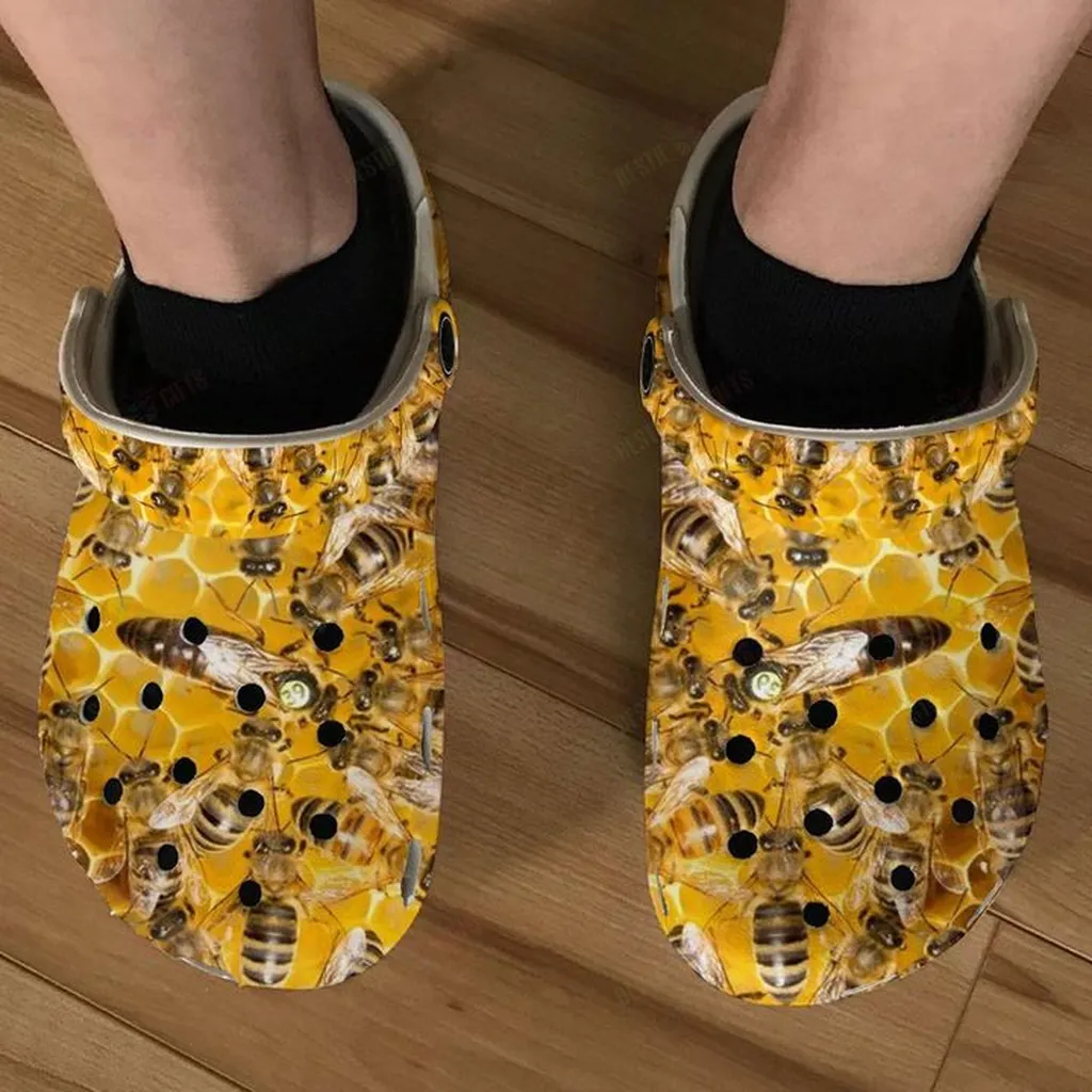 Queen Bee Crocs Classic Clogs