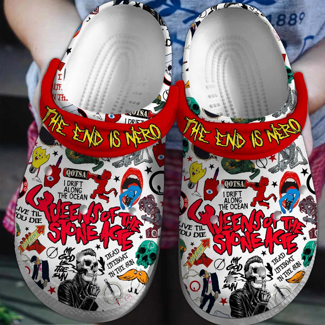 Queens of the Stone Age Music Crocs Clogs