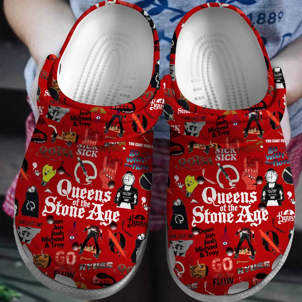 Queens of the Stone Age Music Crocs Clogs