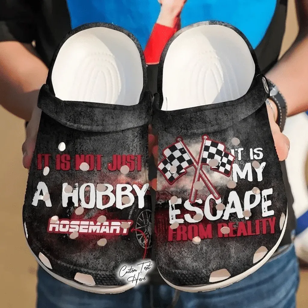 Racing Personalized Not Just A Hobby Crocs Classic Clogs