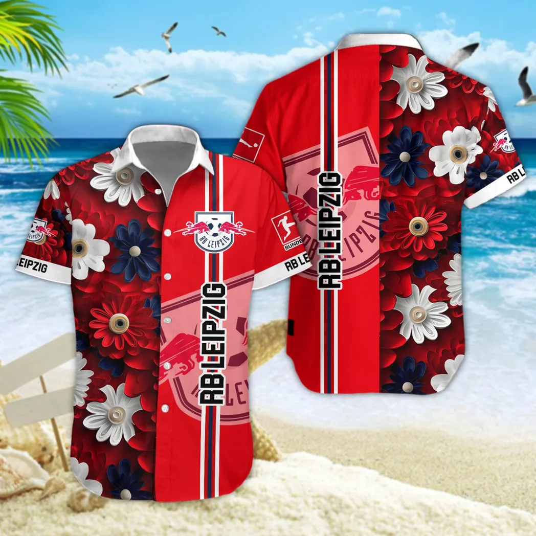 RB Leipzig Hawaiian Shirt Style Classic Oversized Hawaiian