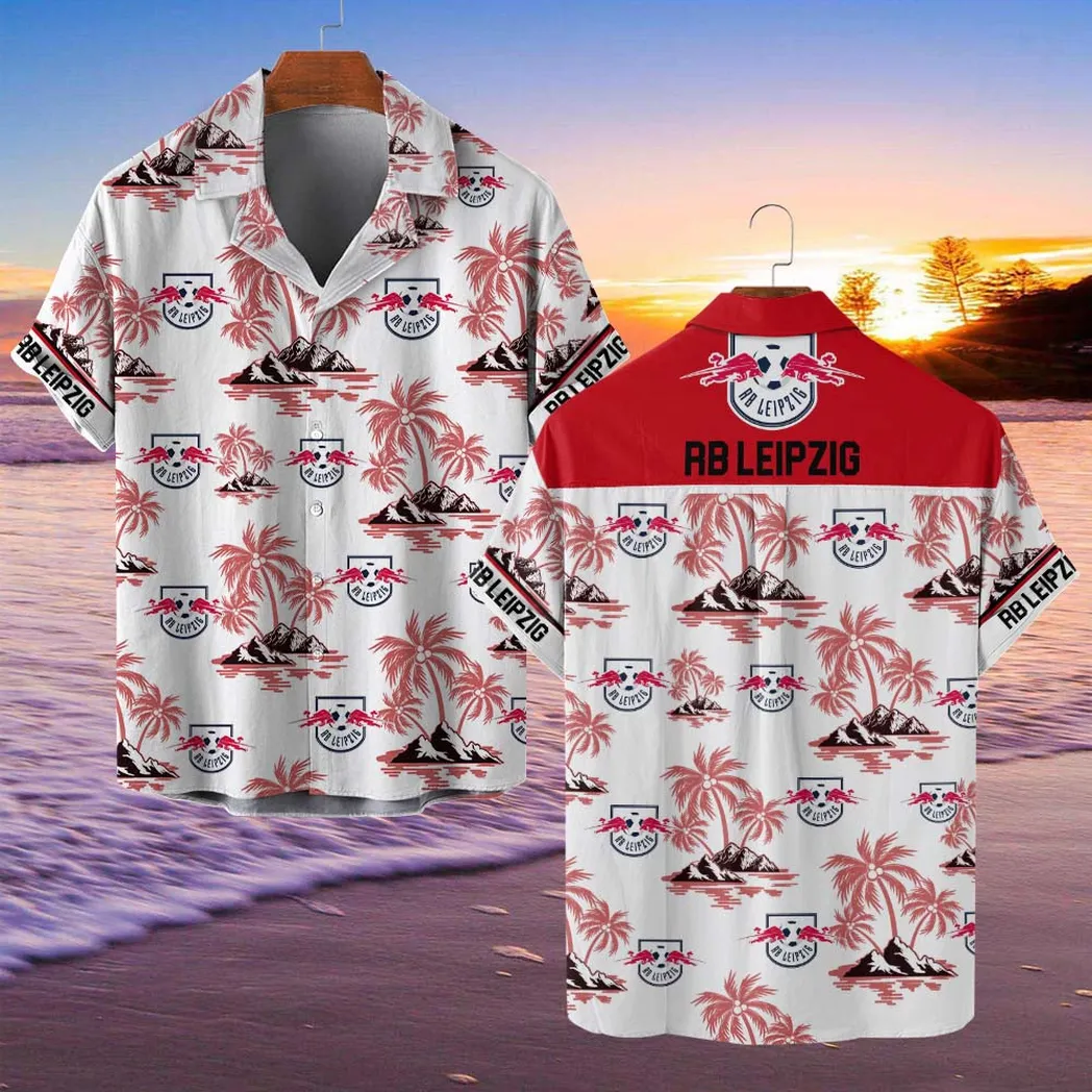 RB Leipzig Hawaiian Shirt Style Classic Oversized Hawaiian, Unisex Hawaiian Shirt