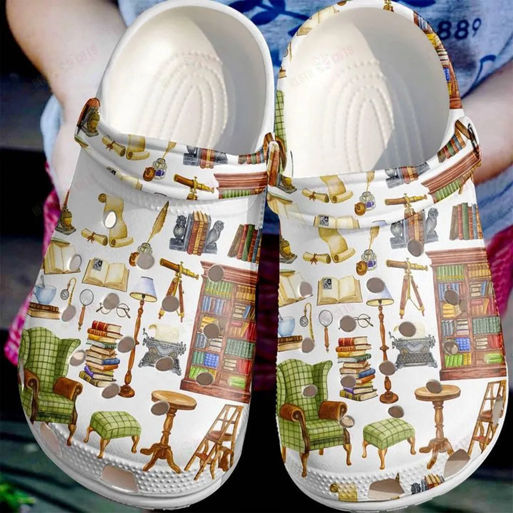 Reading Home Library Crocs Classic Clogs