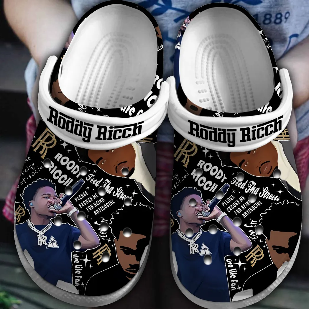 Roddy Ricch Music Crocs Clogs