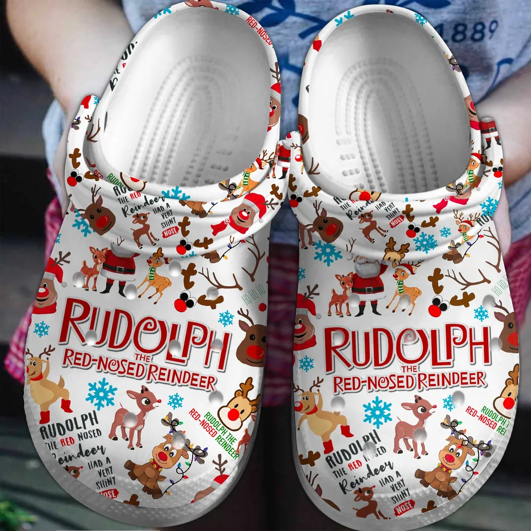 Rudolph Movie Crocs Clogs