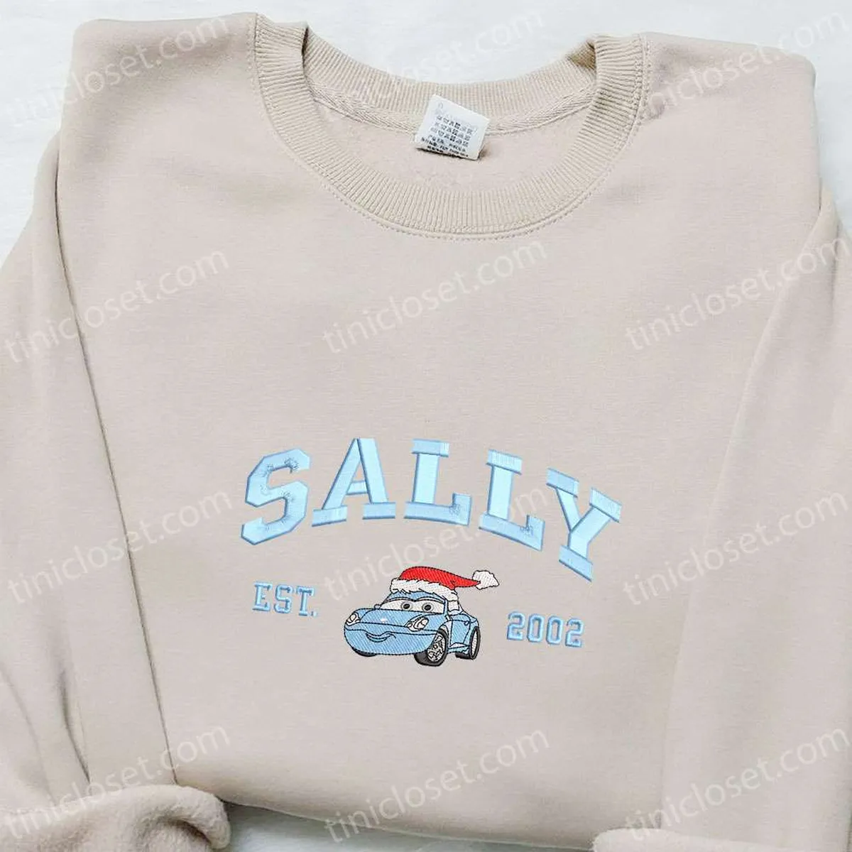 Sally Est 2002 Embroidered Shirt, Disney Pixar Cars Embroidered Hoodie, Best Gift Ideas For Family