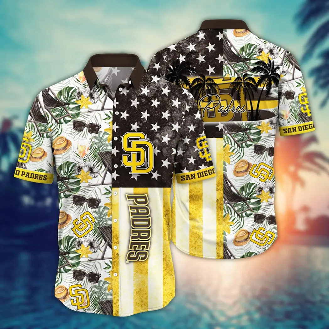 San Diego Padres MLB Flower Aloha Hawaiian Shirt, Summer Football Shirts VPHWA2451152648