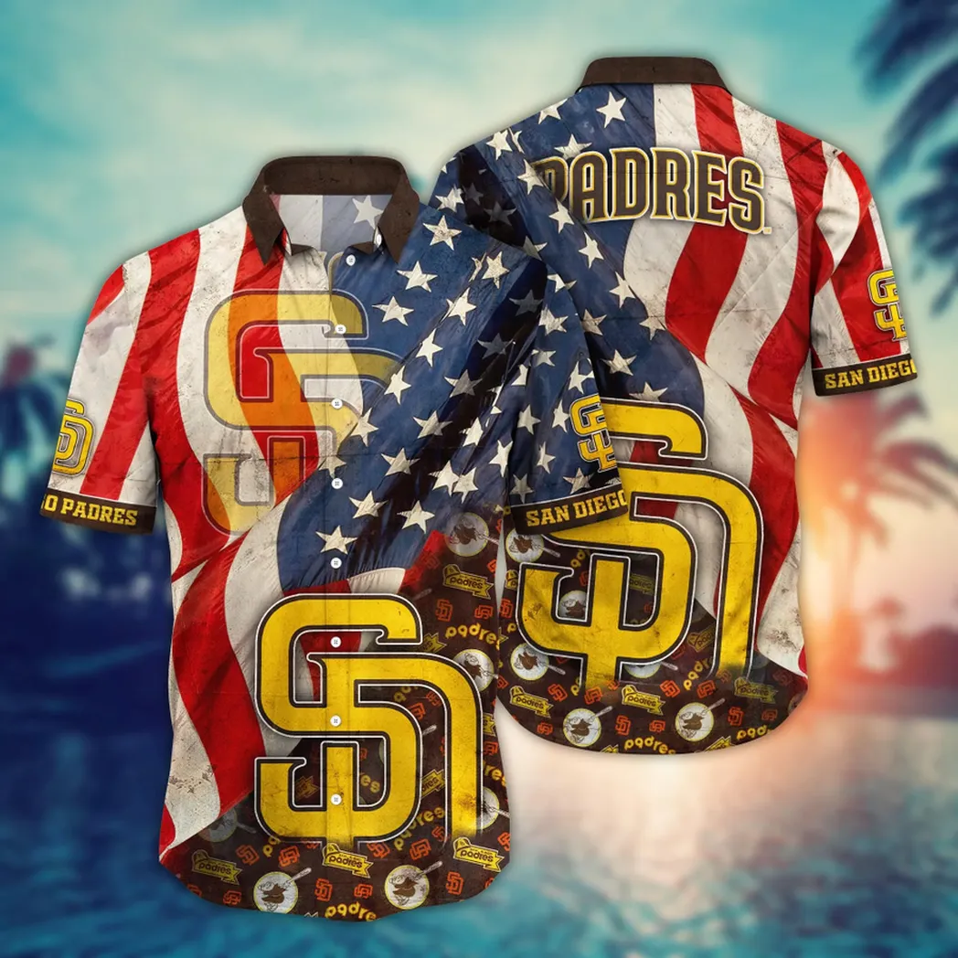 San Diego Padres MLB Flower Aloha Hawaiian Shirt, Summer Football Shirts VPHWA2451152738