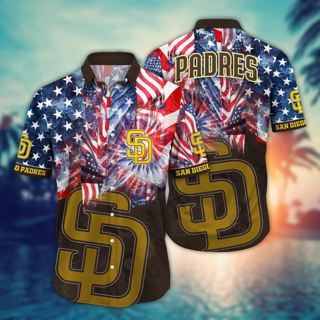 San Diego Padres MLB Flower Aloha Hawaiian Shirt, Summer Football Shirts VPHWA2451152789