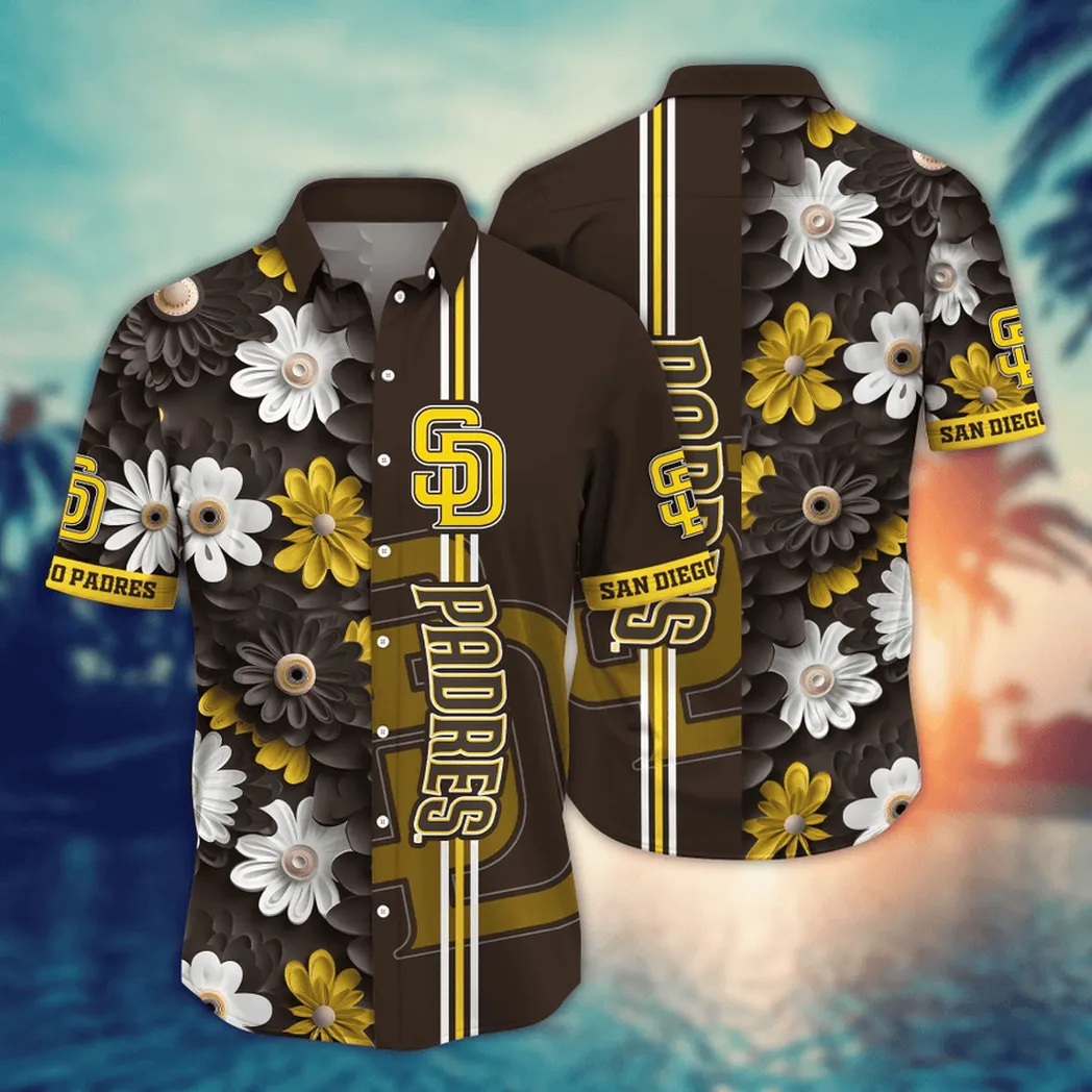 San Diego Padres MLB Flower Aloha Hawaiian Shirt, Summer Football Shirts VPHWA2451154754