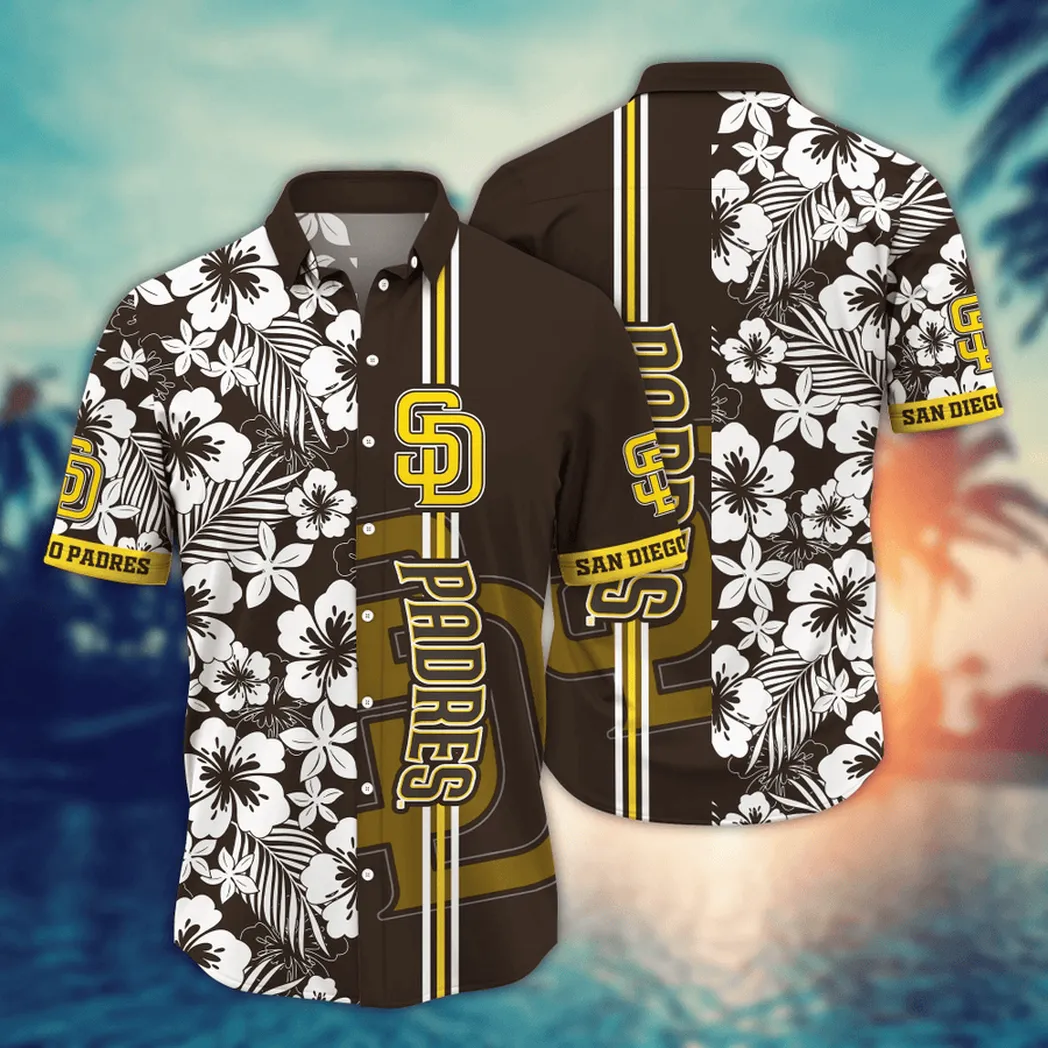 San Diego Padres MLB Flower Aloha Hawaiian Shirt, Summer Football Shirts VPHWA2451154818