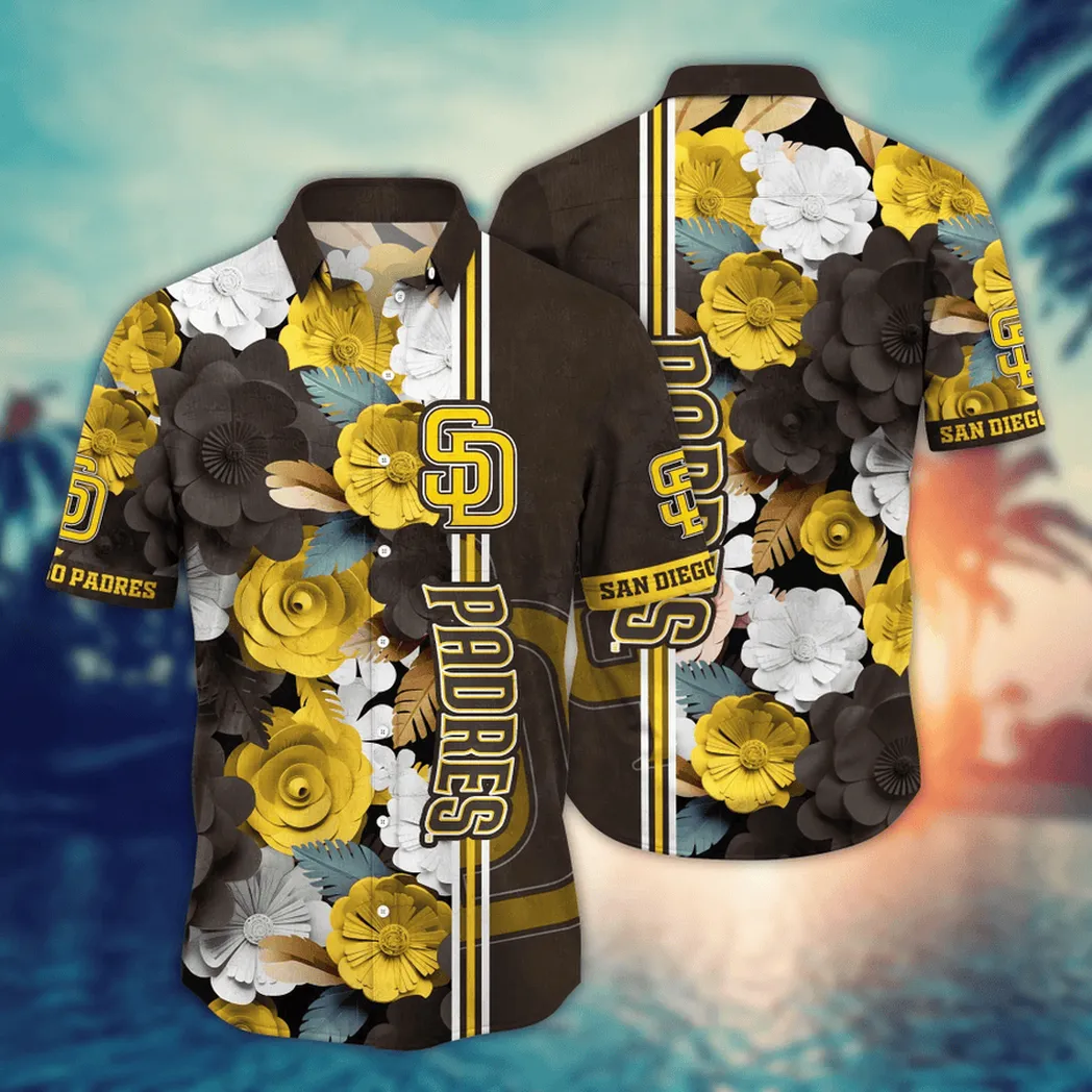 San Diego Padres MLB Flower Aloha Hawaiian Shirt, Summer Football Shirts VPHWA2451154833