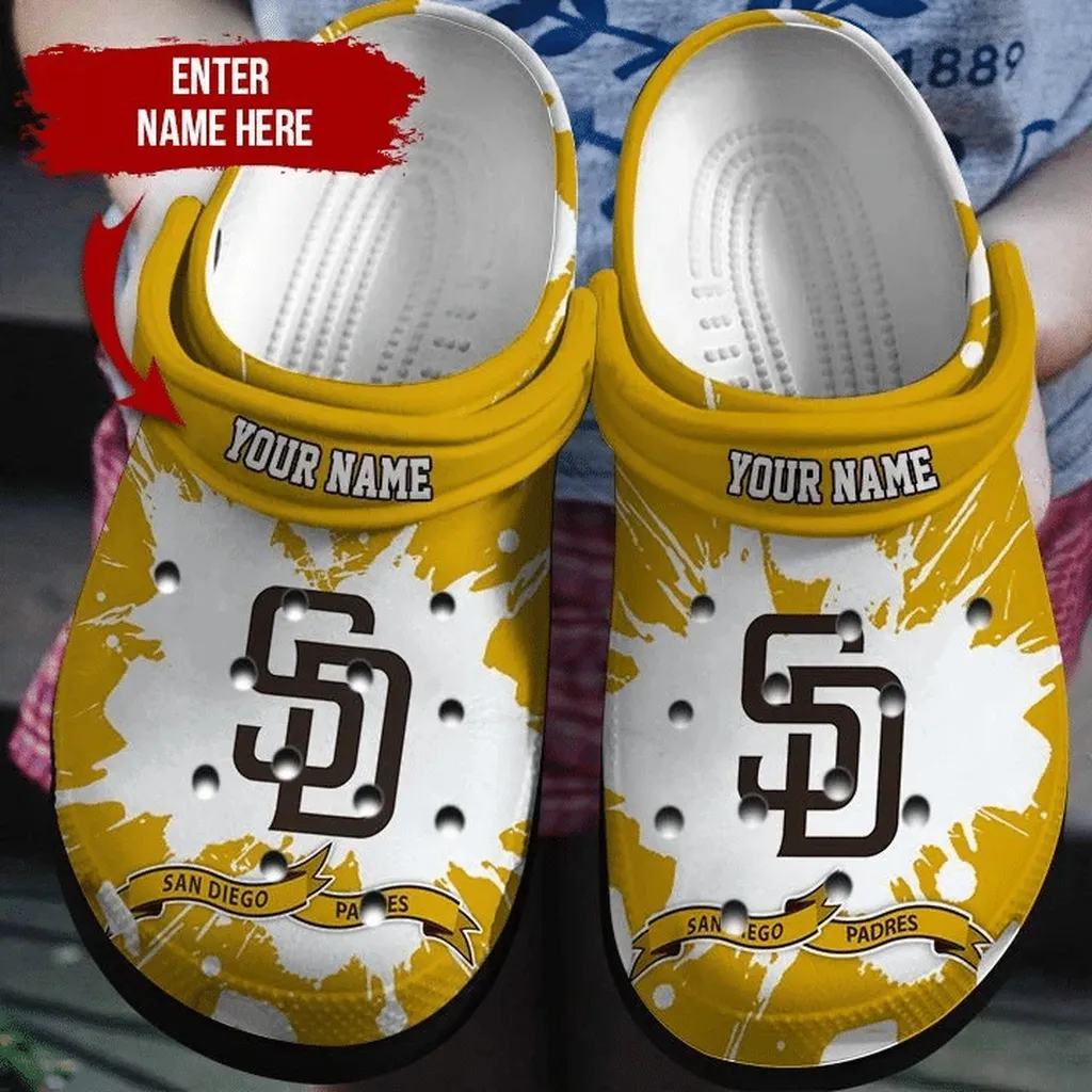 San Diego Padres Personalized Crocs Clog