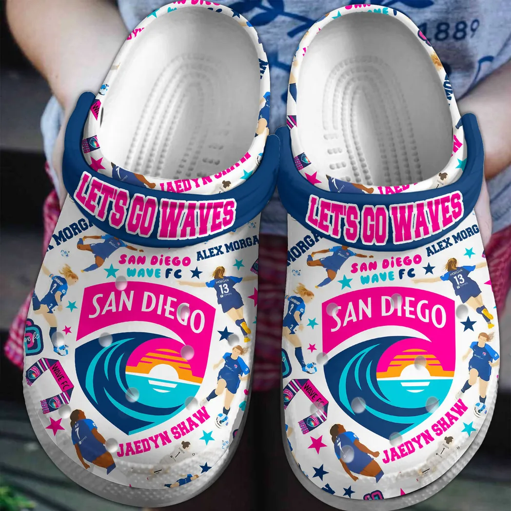 San Diego Wave FC MLS Sport Crocs Clogs