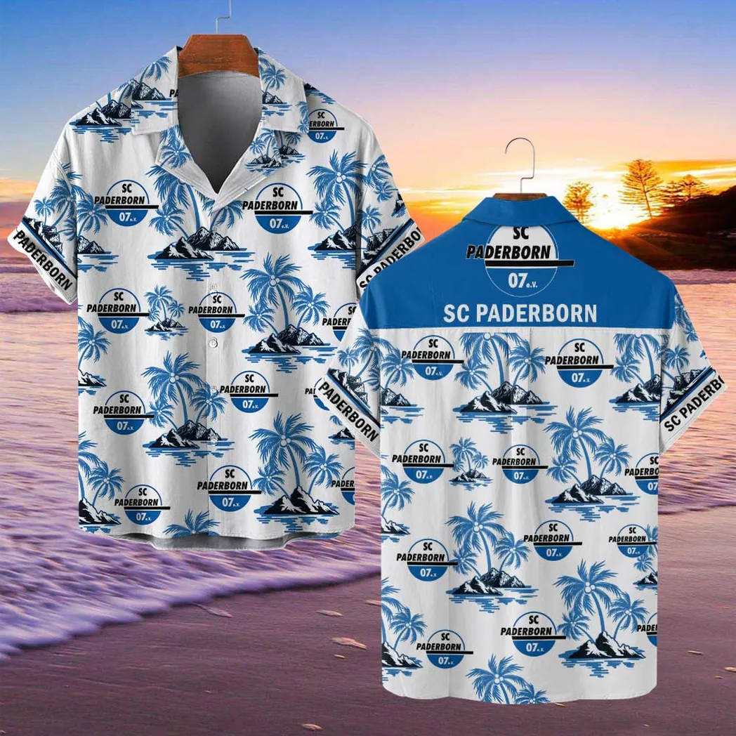 SC Paderborn Hawaiian Shirt Style Classic Oversized Hawaiian