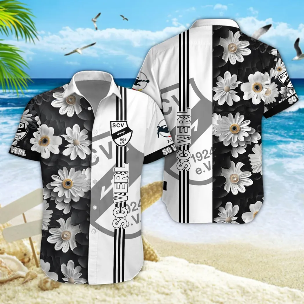 SC Verl Hawaiian Shirt Style Classic Oversized Hawaiian