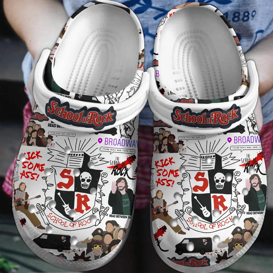 School of Rock Movie Crocs Clogs