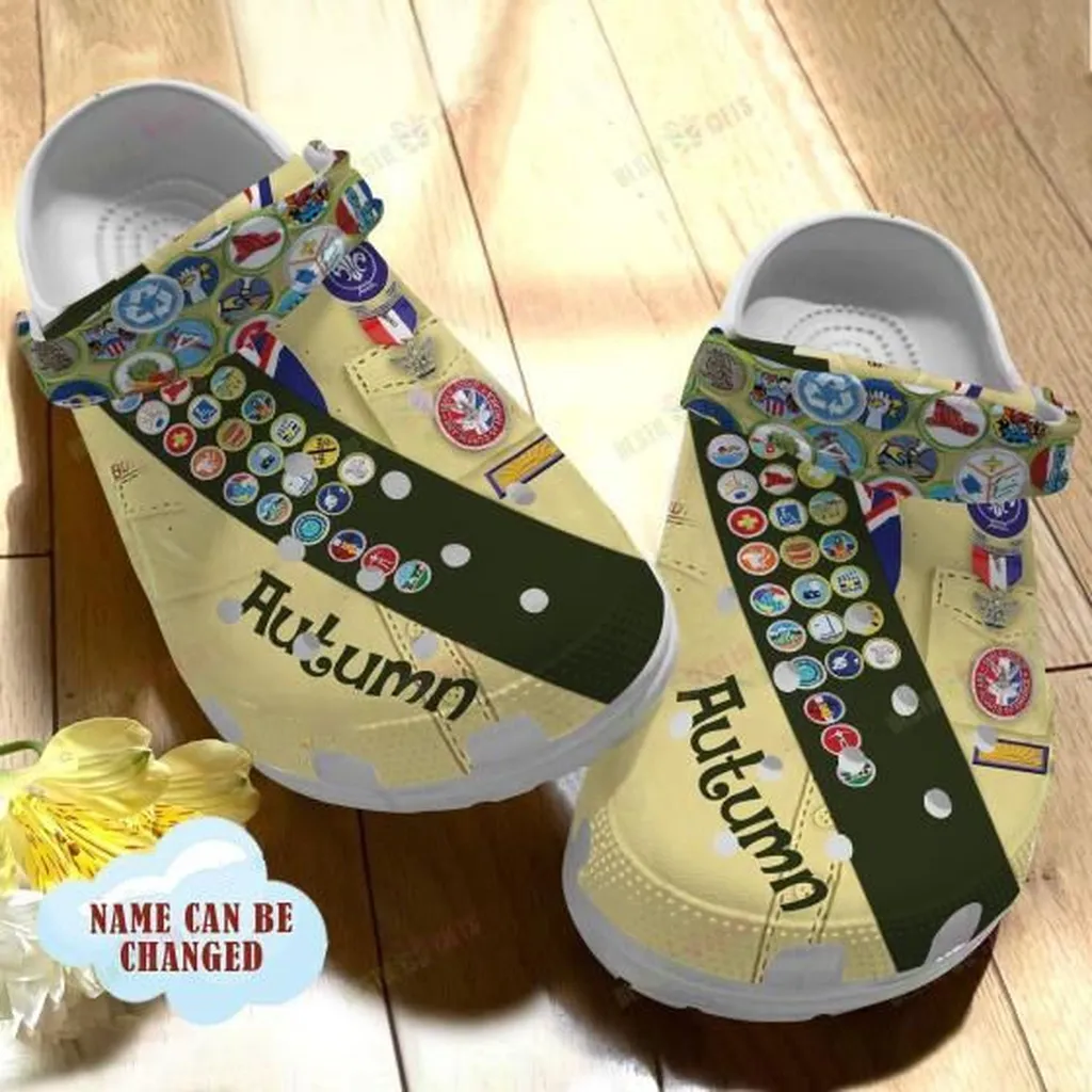 Scouting Personalized Merit Badges Crocs Classic Clogs