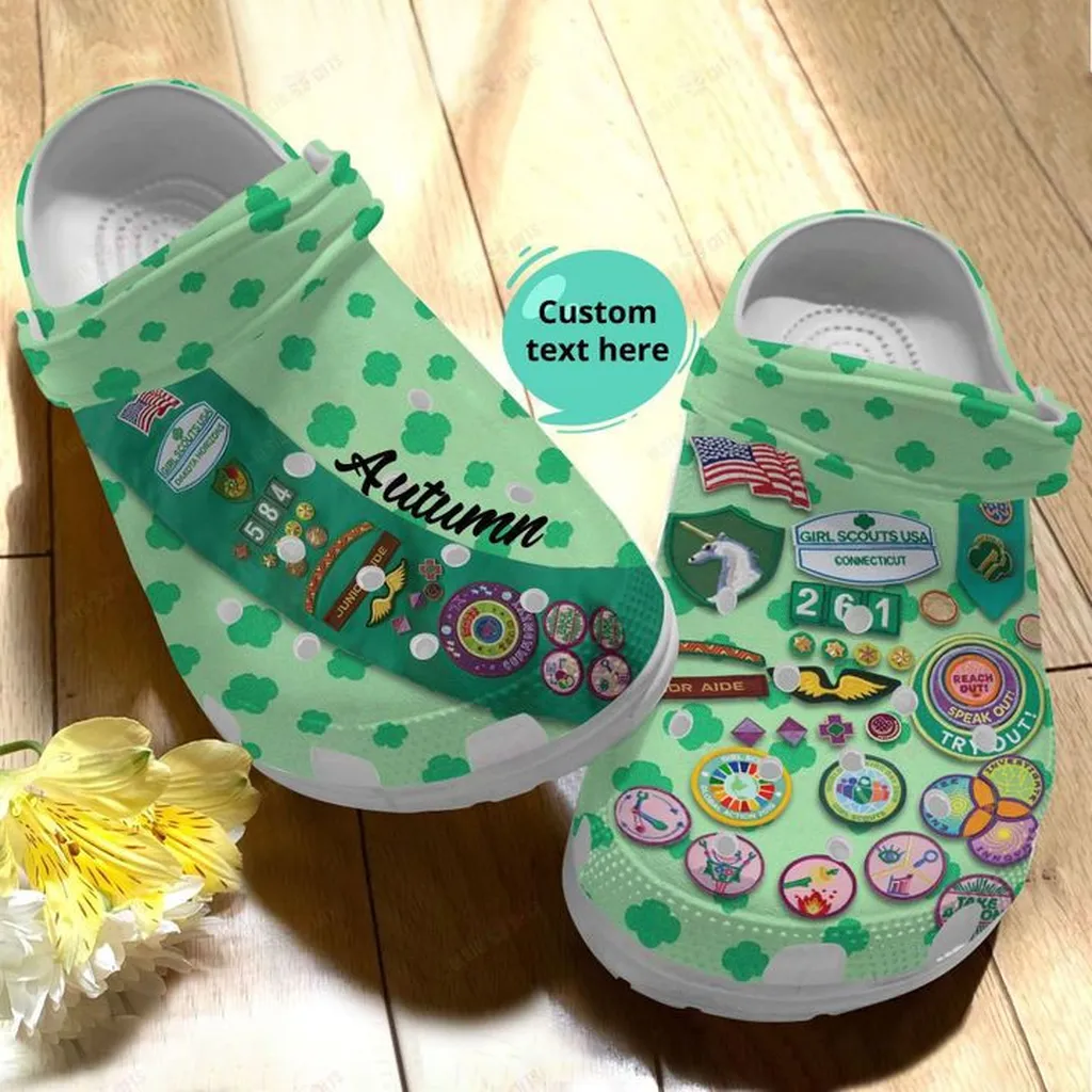 Scouting Personalized Uniform Crocs, Personalized Crocs Classic Clogs