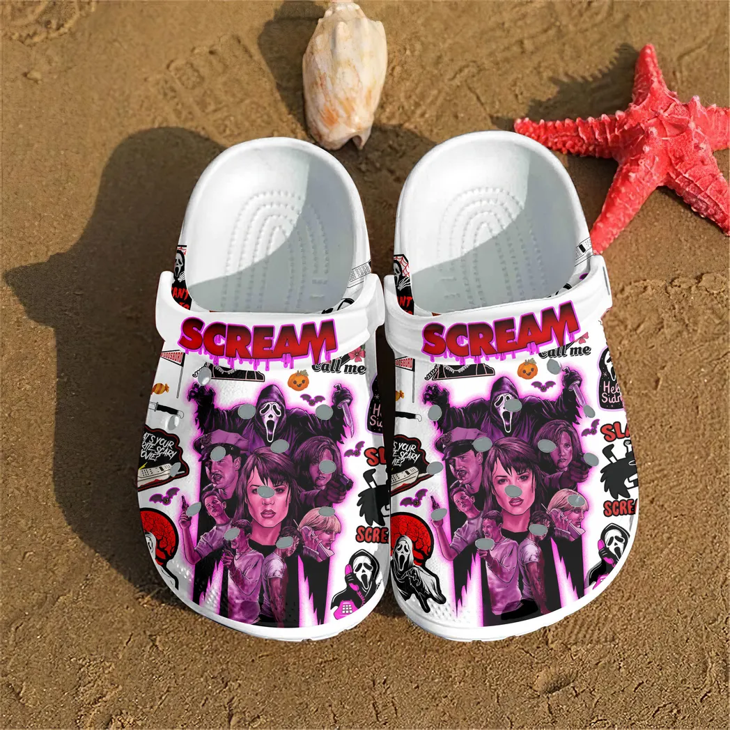 Scream Movie Crocs Clogs