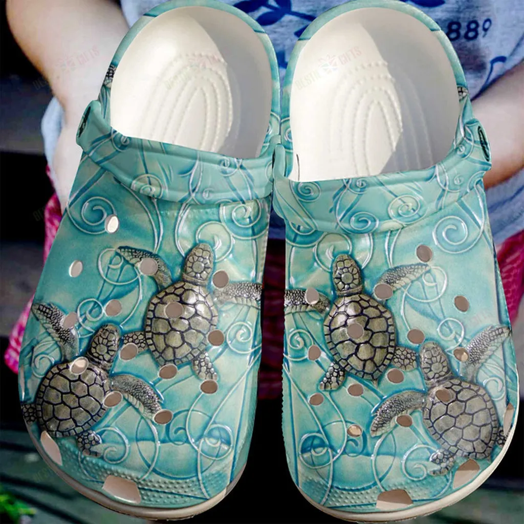 Sea Turtles Life Crocs Classic Clogs