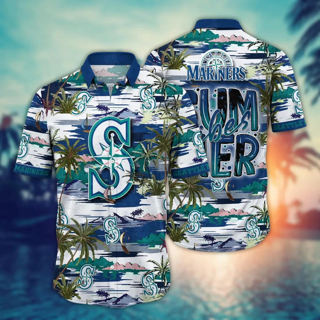 Seattle Mariners MLB Flower Aloha Hawaiian Shirt, Summer Football Shirts VPHWA2451152624