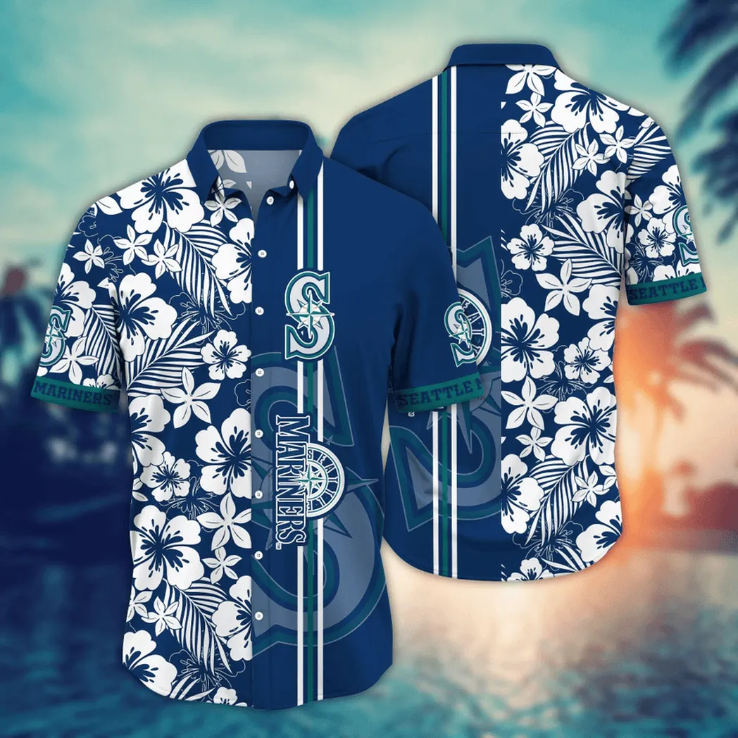 Seattle Mariners MLB Flower Aloha Hawaiian Shirt, Summer Football Shirts VPHWA2451154729