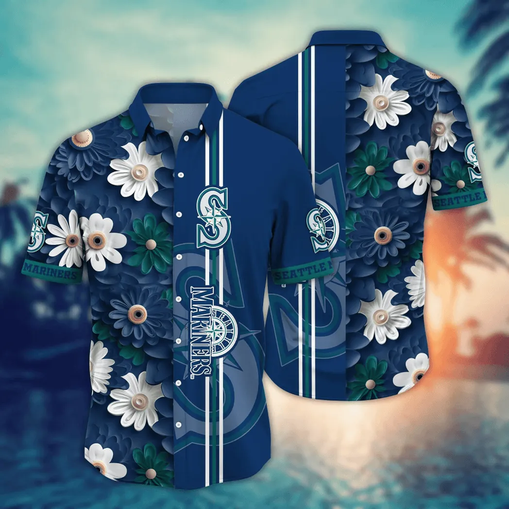 Seattle Mariners MLB Flower Aloha Hawaiian Shirt, Summer Football Shirts VPHWA2451154735