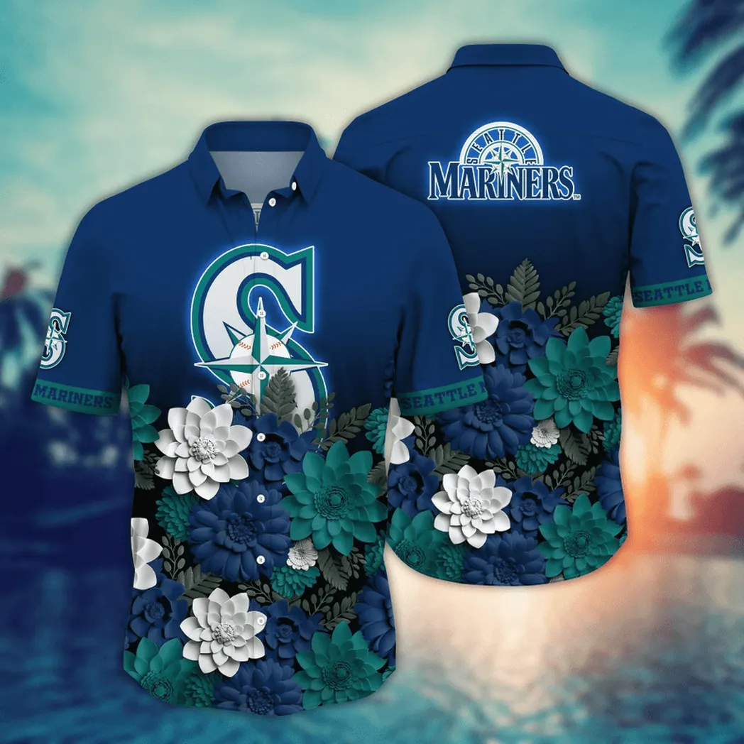 Seattle Mariners MLB Flower Aloha Hawaiian Shirt, Summer Football Shirts VPHWA2451154827