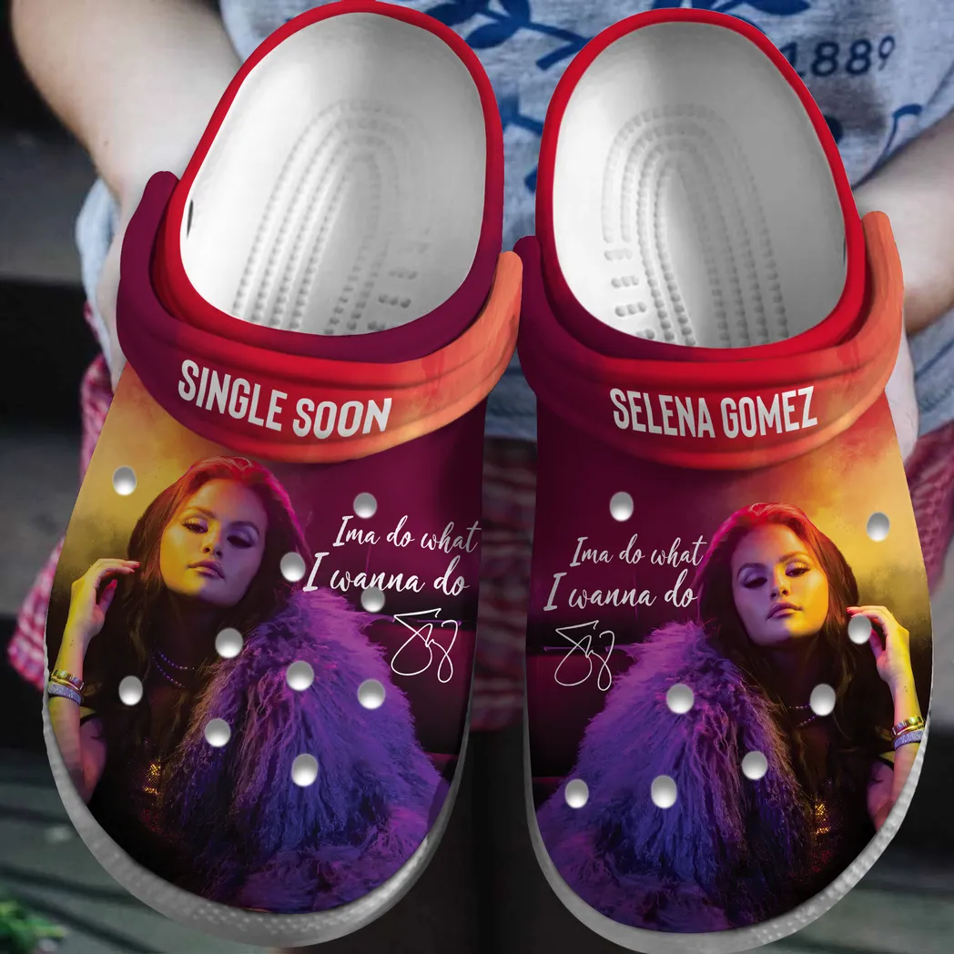 Selena Gomez Music Crocs Clogs