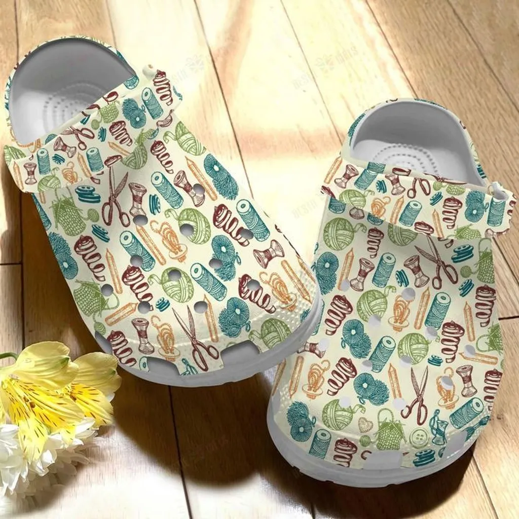 Sewing Art Crocs Classic Clogs