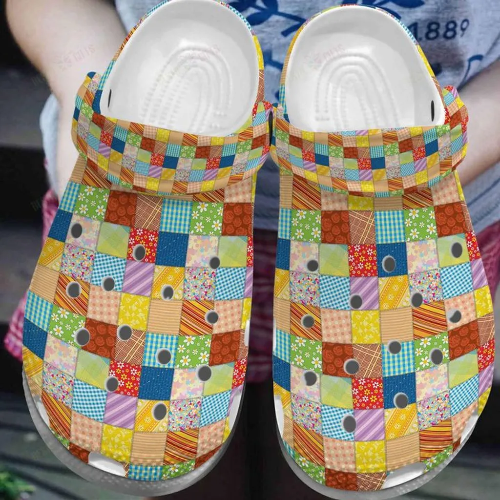 Sewing Fabric Pattern Crocs Classic Clogs