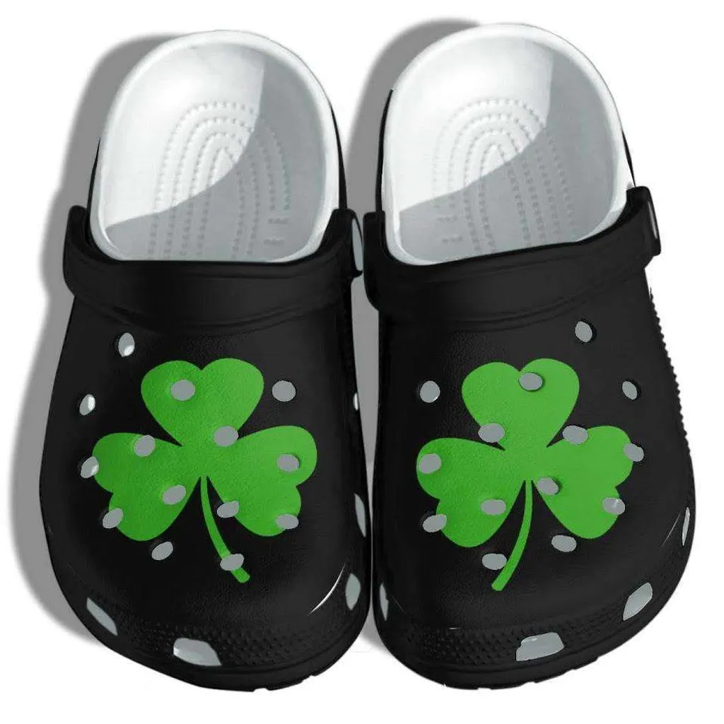 Shamrock Clover Lucky Flower Irish Patricks Day Crocs Crocband Clog