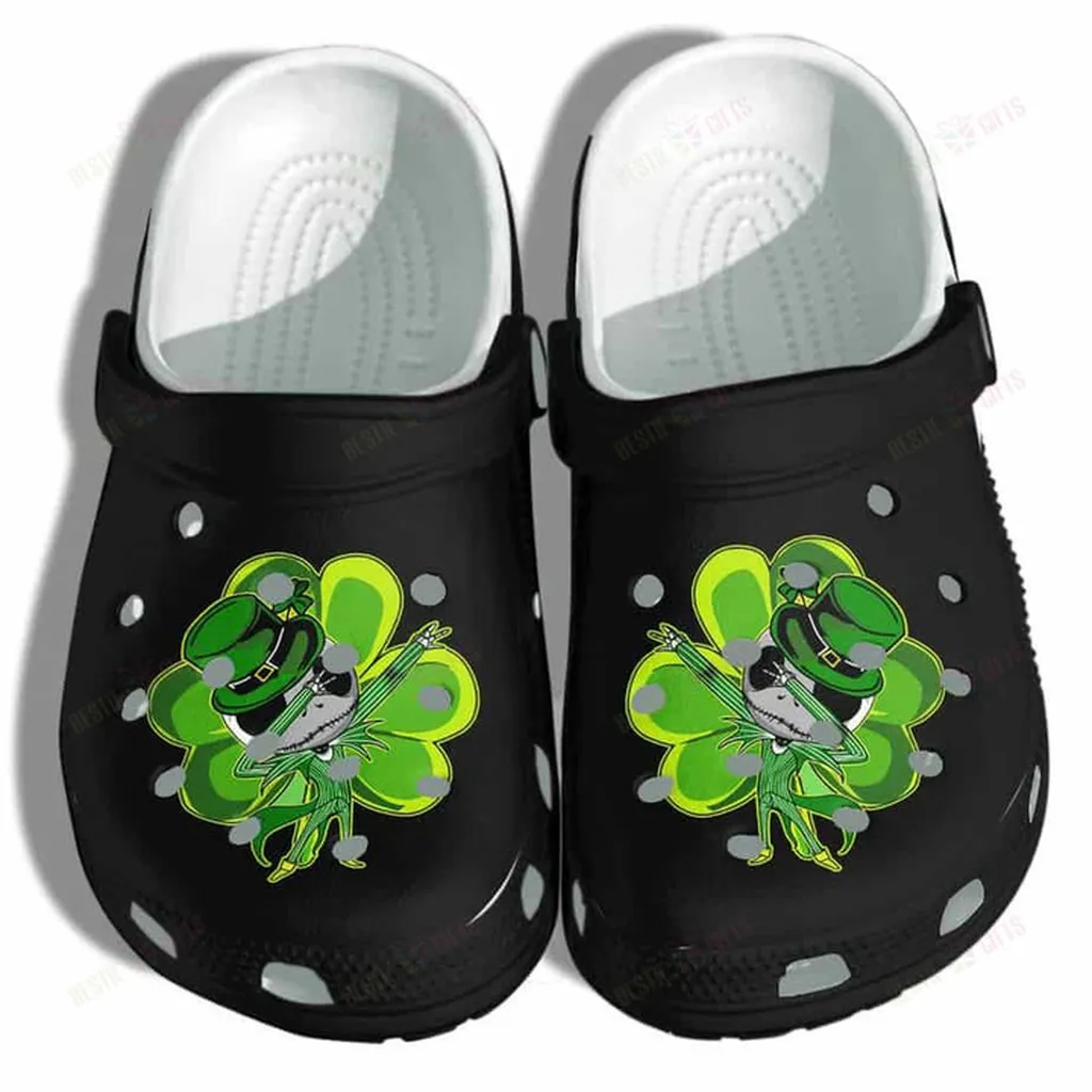 Shamrock St Patricks Day Crocs Classic Clogs