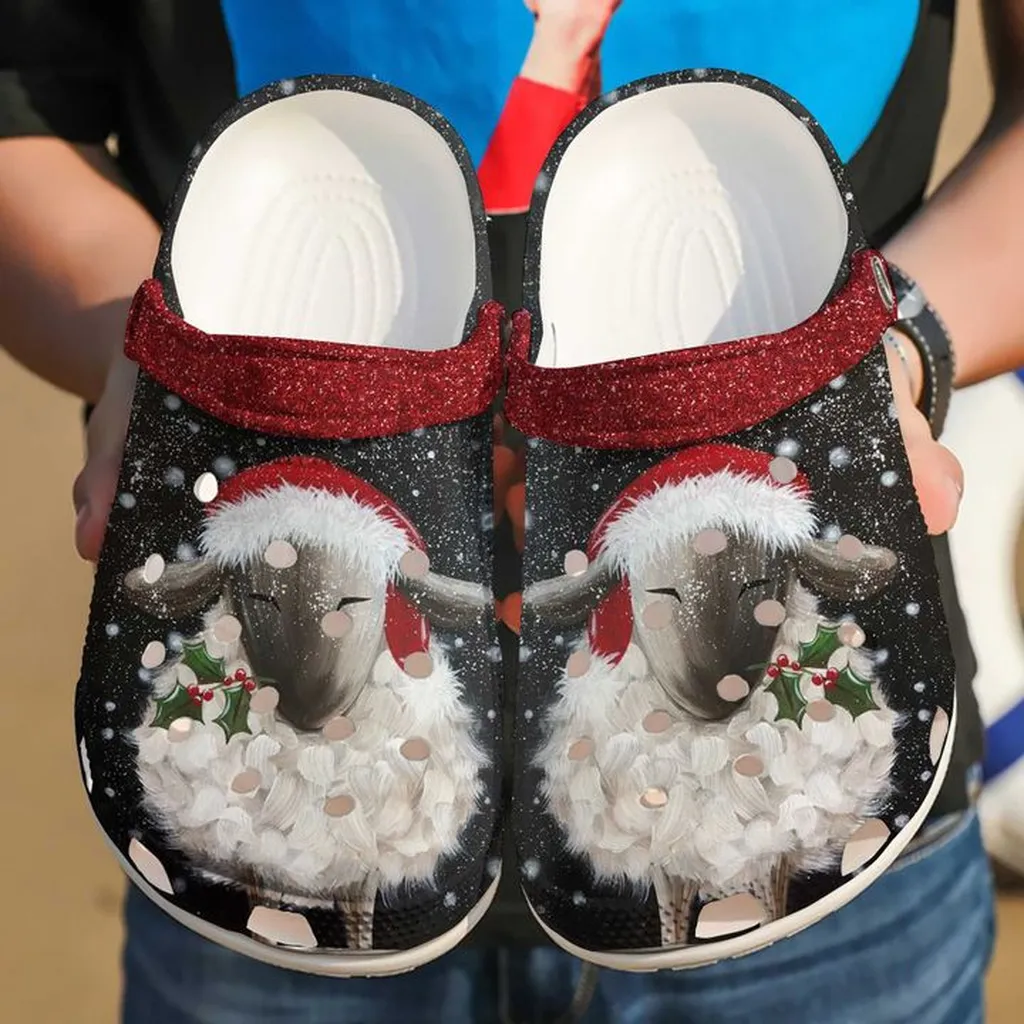 Sheep Christmas Crocs Crocband Clog