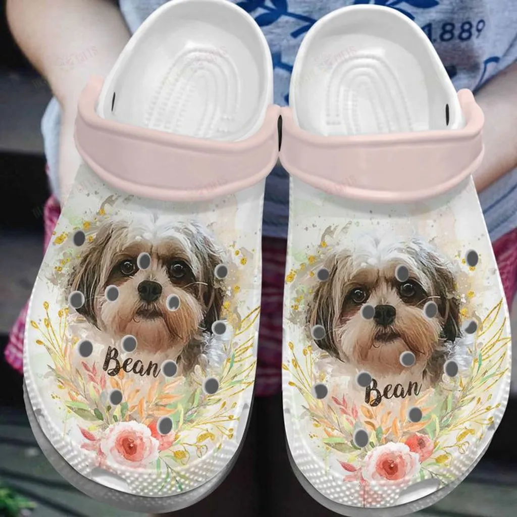 Shih Tzu Personalized Baby Shih Tzu Crocs Classic Clogs