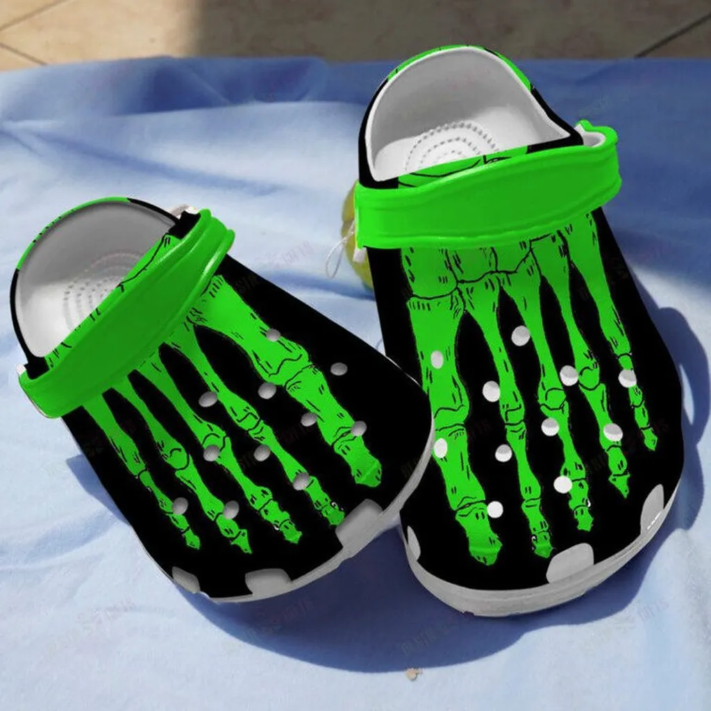 Skeleton Crocs Classic Clogs