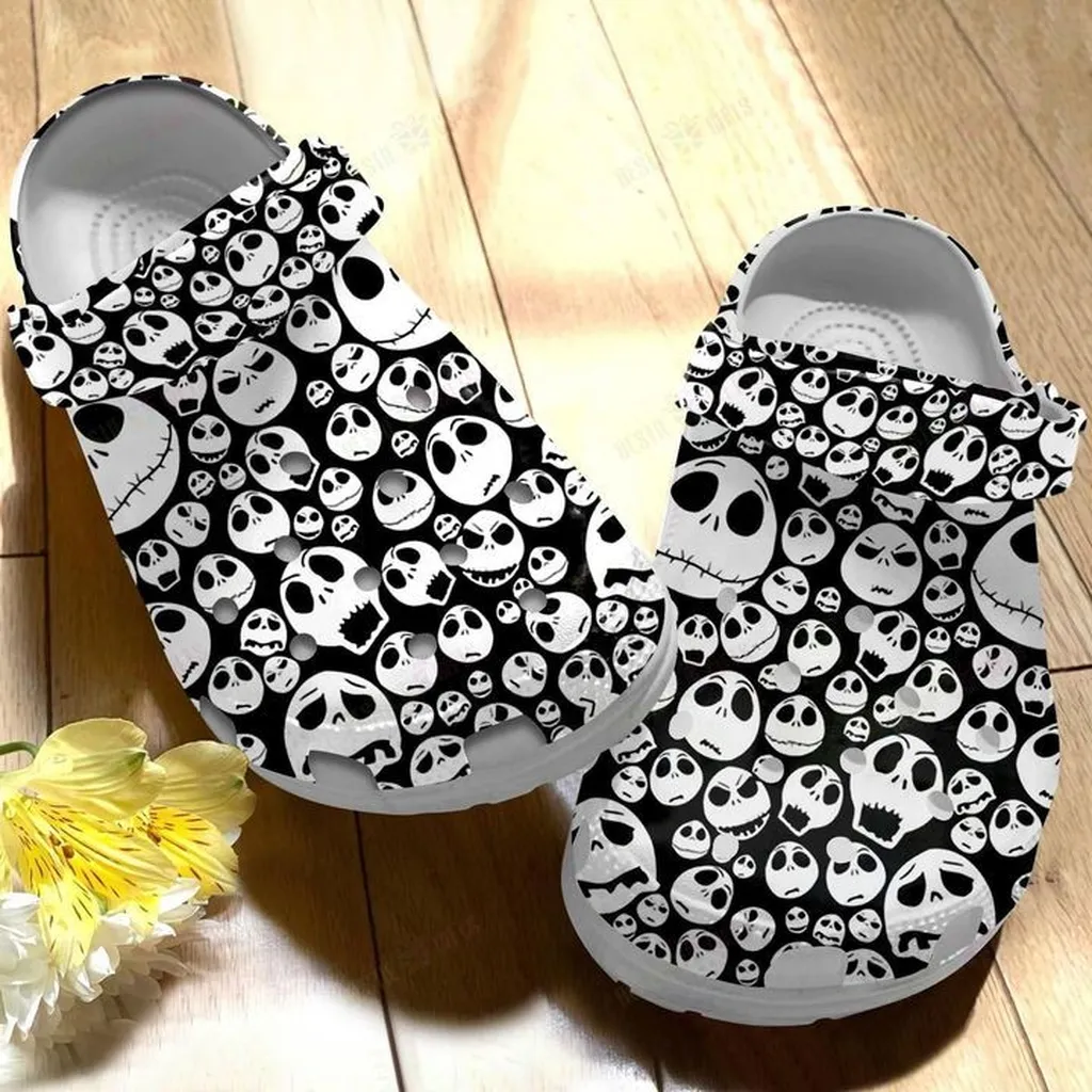 Skeleton Crocs, Personalized Crocs Classic Clogs